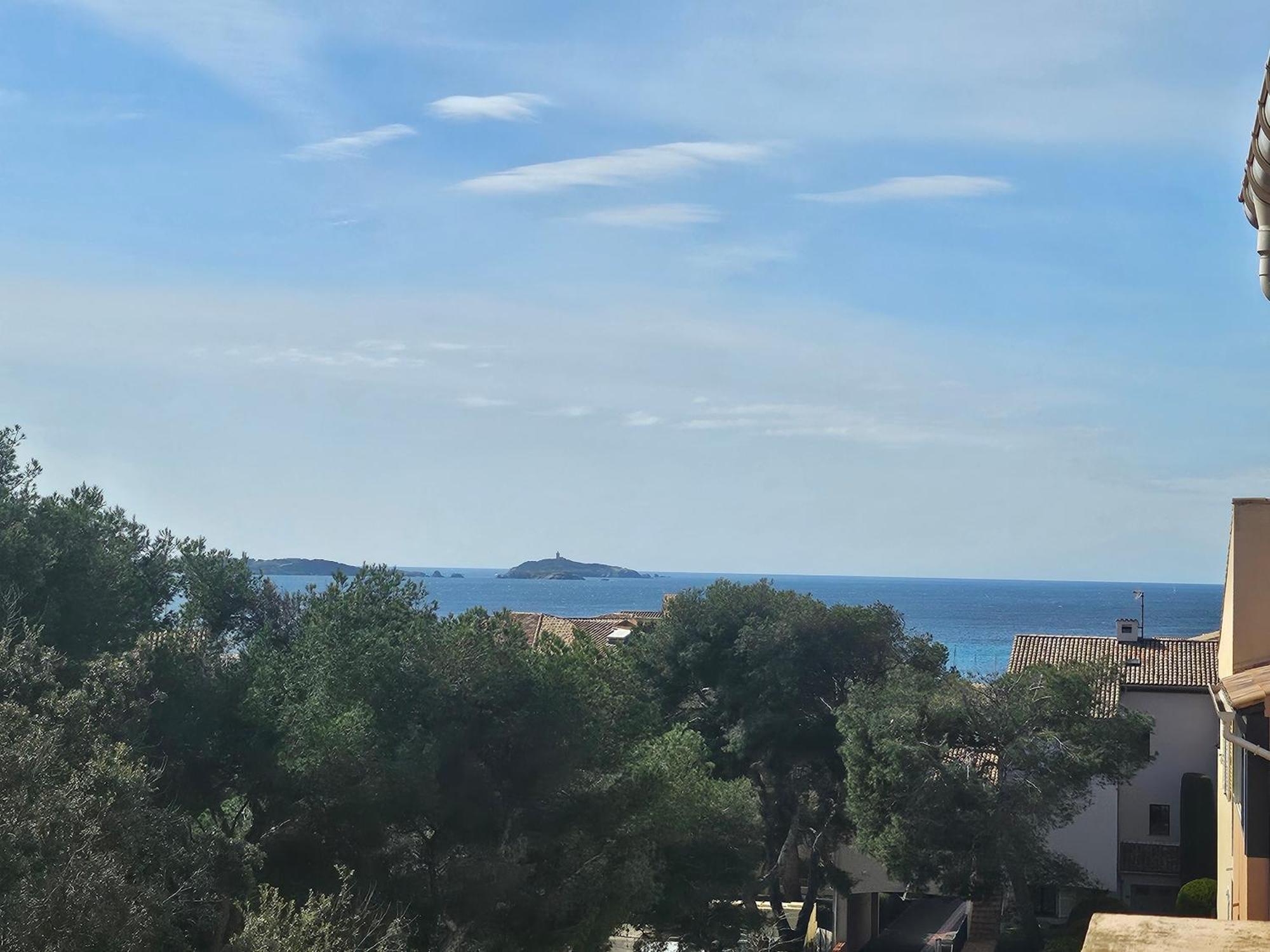 Domaine De La Coudouliere, T2 Climatise Terrasse Vue Mer Sans Vis A Vis Plage A 100M 锡富尔勒普拉日 客房 照片